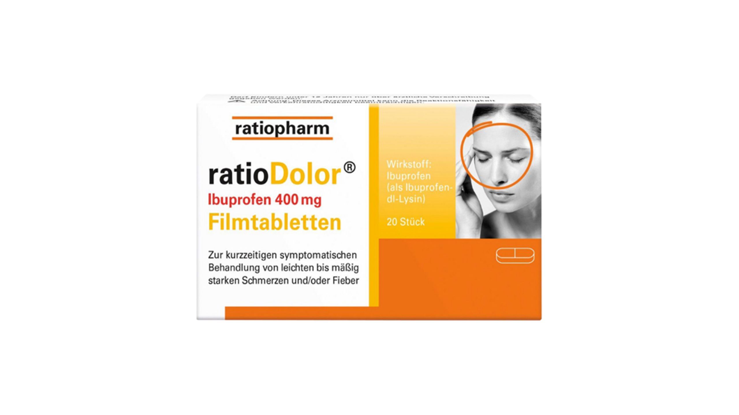 ratioDolor akut® 400 mg 20 Stück
